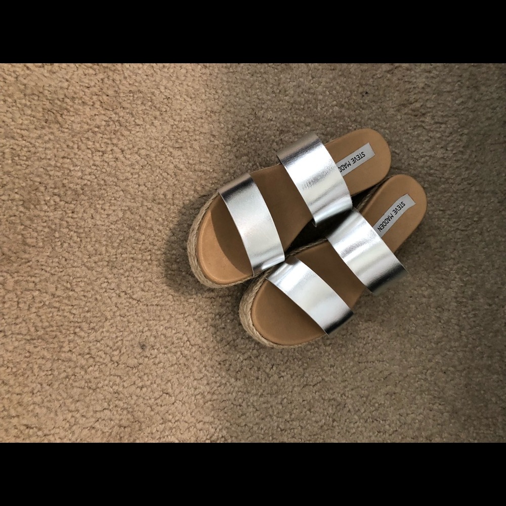 Steve Madden Platform Espadrille Sandals - Picture 3 of 5